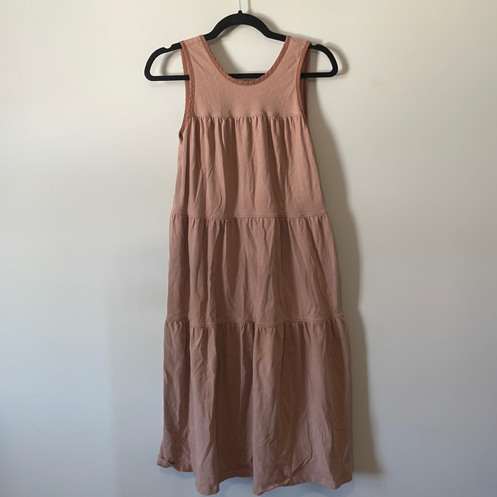 Everlane Tiered Tank Top Dress Cotton